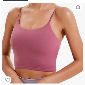Pink/Mauve Cropped Cami